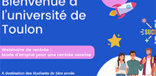 Webinaire de rentrée : Mercredi 10 Septembre 2025