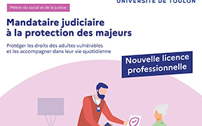 Ouverture d'une nouvelle licence pro Activités Juridiques : mandataire judiciaire à la protection des majeurs à la Faculté de Droit