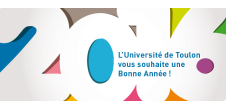 L'Université de Toulon vous souhaite une bonne année 2016