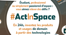 Concours #ActInSpace : 24 heures pour l'espace