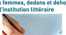 Conférence "Les femmes, dedans et dehors de l'institution littéraire"