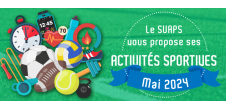 SUAPS : activités sportives du mois de mai 2024
