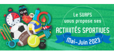 SUAPS : activités sportives des mois de mai - juin 2023