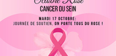 Octobre Rose 2023 - Tous en rose le mardi 17 octobre !
