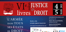 VIe salon Livres, Justice et Droit