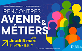 Faculté LLSH : Rencontres Avenirs & Métiers