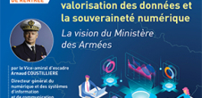 Conférence de rentrée : Comment concilier la valorisation des données et la souveraineté numérique. La vision du ministère des Armées