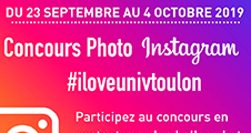Concours photos Instagram #iloveunivtoulon