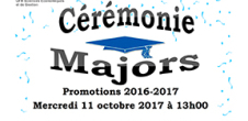 Cérémonie de remise des prix aux majors de promotion de la Faculté des Sciences Économiques et de Gestion