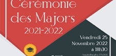 Cérémonie des majors de la Faculté d'Économie et de Gestion 2021-2022