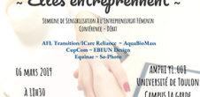 Conférence - Débat "Elles entreprennent" - Mercredi 6 mars 2018