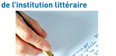 Conférence "Les femmes, dedans et dehors de l'institution littéraire"