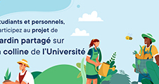 Étudiants et personnels, participez au projet de jardin partagé sur la colline de l'Université