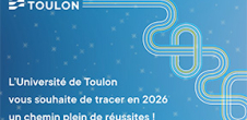 L'Université de Toulon vous souhaite une bonne année 2026