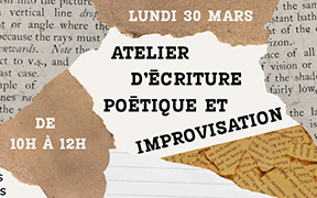 Atelier d'écriture poétique et improvisation