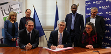 Signature d'une convention de partenariat entre l'IUT de Toulon et Naval Group