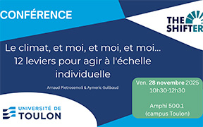 Conférence "Le climat, et moi, et moi, et moi… 12 leviers pour agir à l'échelle individuelle"