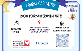 Ensemble, sauvons des vies – Rejoignez la course solidaire du 26 mai 2025 sur le campus de La Garde