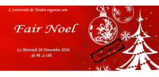 Fair Noël 2016 avec les étudiants de l'UFR Sc. Economiques