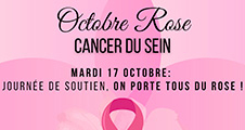 Octobre Rose 2023 - Tous en rose le mardi 17 octobre !