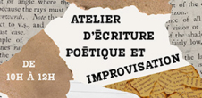 Atelier d'écriture poétique et improvisation