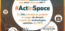 Concours #ActInSpace : 24 heures pour l'espace