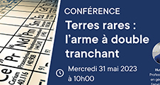 Conférence : Terres rares : l'arme à double tranchant 