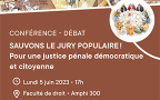 [CP] Conférence-débat Sauvons le jury populaire : pour uns justice pénale et démocratique