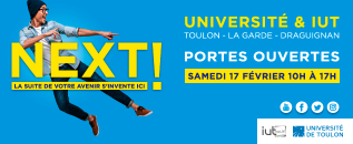 [CP] Journée Portes Ouvertes à l'IUT et à l'Université de Toulon