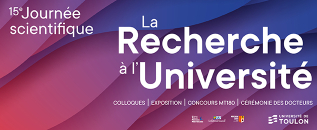[CP] 15e Journée scientifique : découvrir la recherche protéiforme de l'Université de Toulon