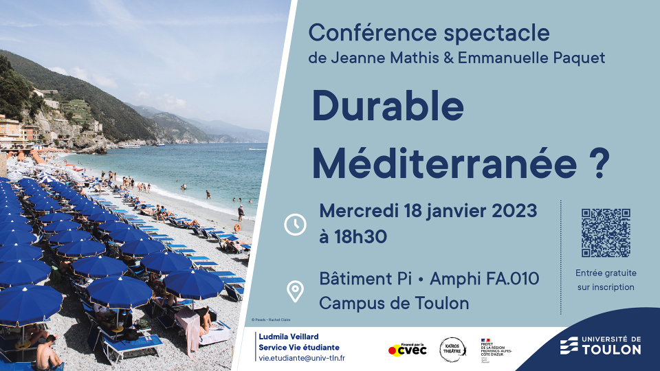 [CP] conférence spectacle « Durable Méditerranée ? »